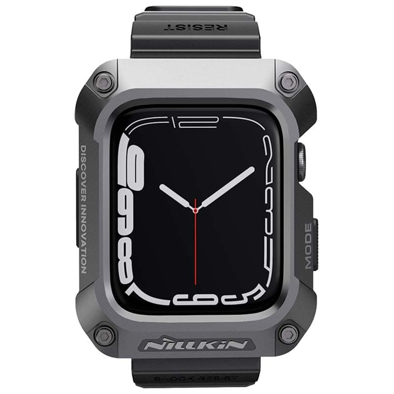 Nillkin Caixa+Pulseira DynaGuard Apple Watch 45mm+Preto – Compatível com Apple Watch 7/8