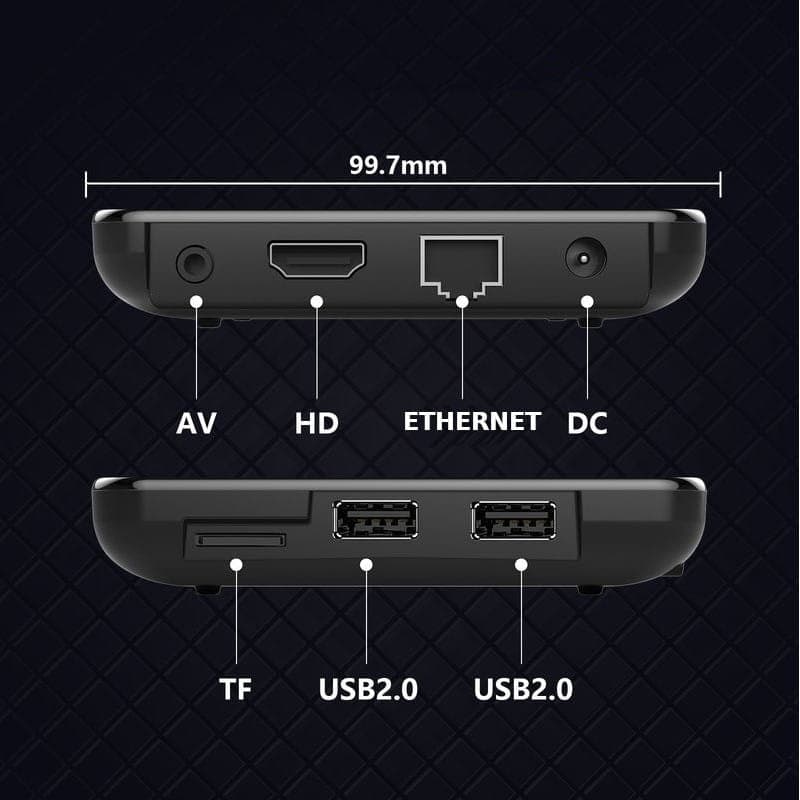 H96 Max W2 S905W2 4 GB/64GB 4K Wifi 6 AV1 Android 11 – Android TV