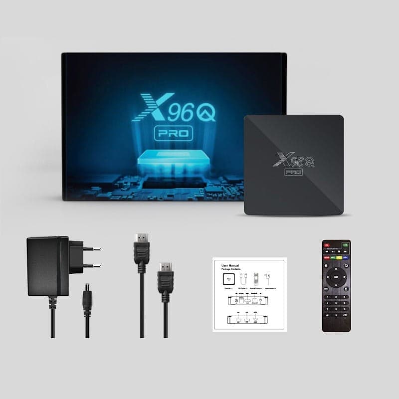 X96Q PRO H313 1 GB/8GB Wifi Dual Android 10 – Android TV