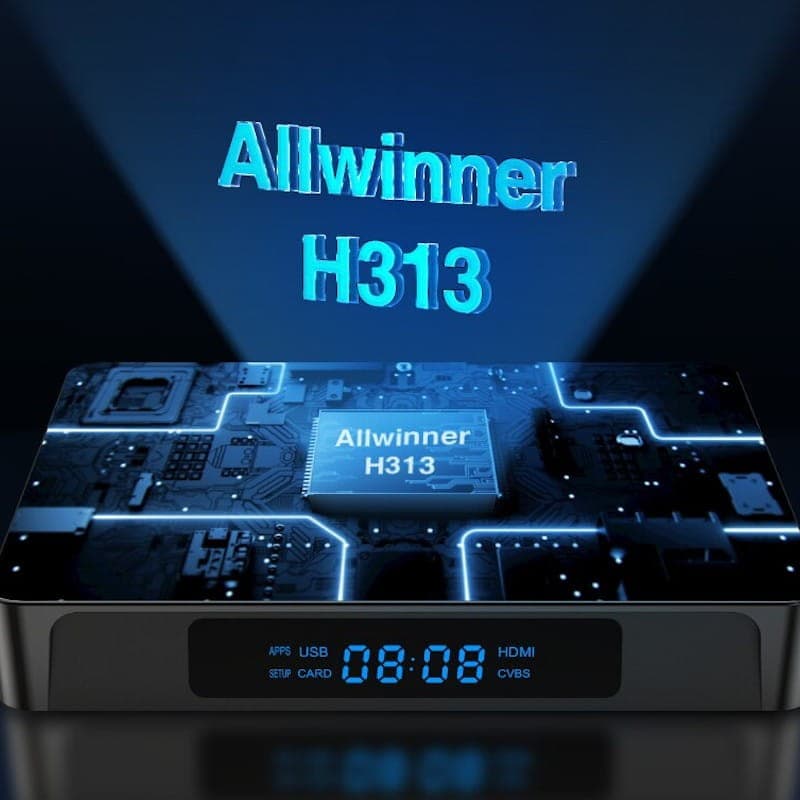 X96Q PRO H313 1 GB/8GB Wifi Dual Android 10 – Android TV