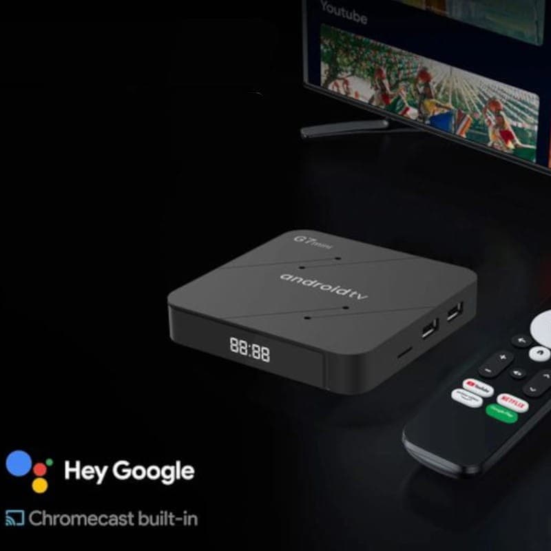 G7 Mini S905W2 2GB/16GB Dual Wifi Controle de Voz Android 11 – Android TV