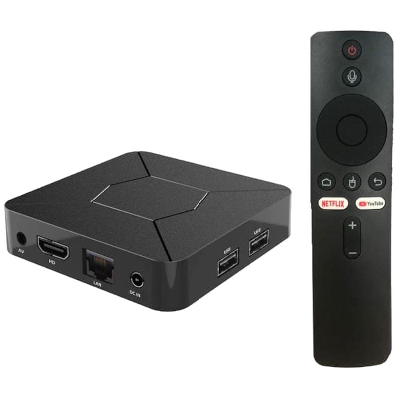 Q5 iATV H313 2GB/8GB Dual Wifi Controle de Voz Certificado Android 10 – Android TV