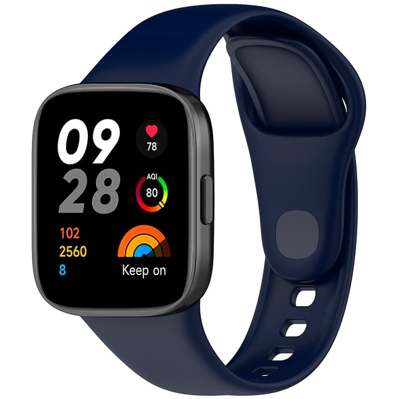 Pulseira de Silicone Xiaomi Redmi Watch 3 Escuro