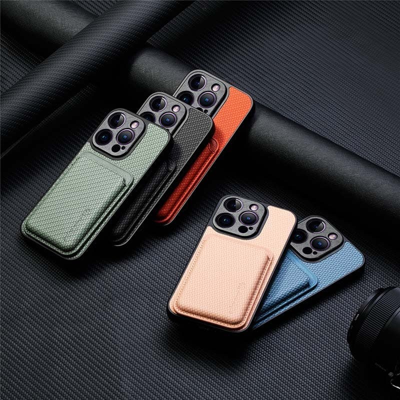 Capa Wallet iPhone 15 Pro Max com MagSafe e Carteira