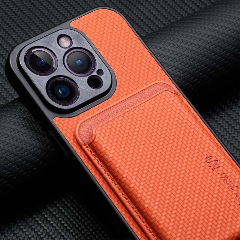 Capa Wallet iPhone 15 Pro Max com MagSafe e Carteira