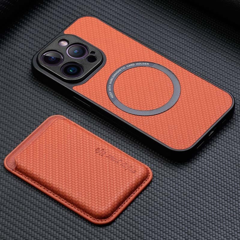 Capa Wallet iPhone 15 Pro Max com MagSafe e Carteira