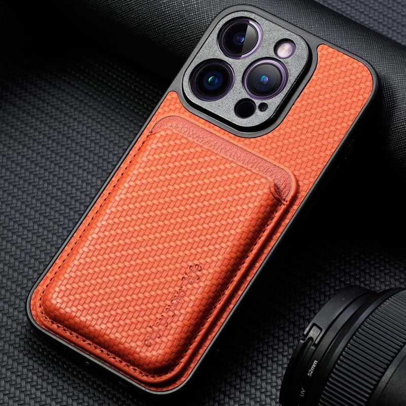 Capa Wallet iPhone 15 Pro Max com MagSafe e Carteira