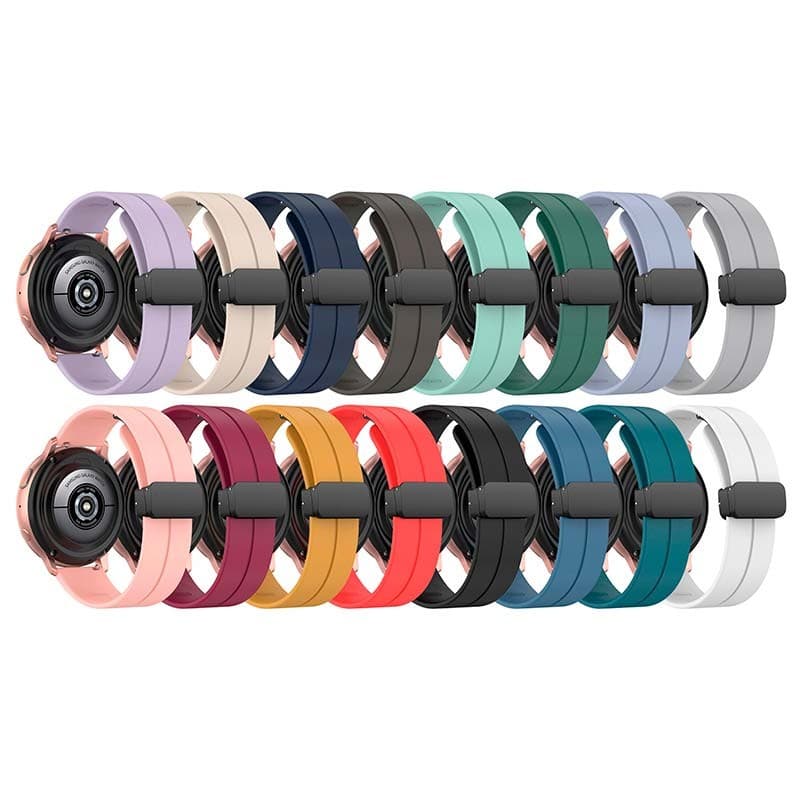Pulseira Universal Fecho Magnético 22mm para Smartwatch Xiaomi/Amazfit/Samsung/Huawei/Realme/Ticwatch