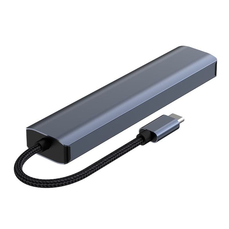 Hub 2210 6 em 1 USB Tipo C para USB 3.2/HDMI/USB Tipo C
