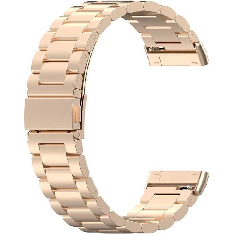 Pulseira Metal Elos Fitbit Versa 3 / Versa 4 Champanhe
