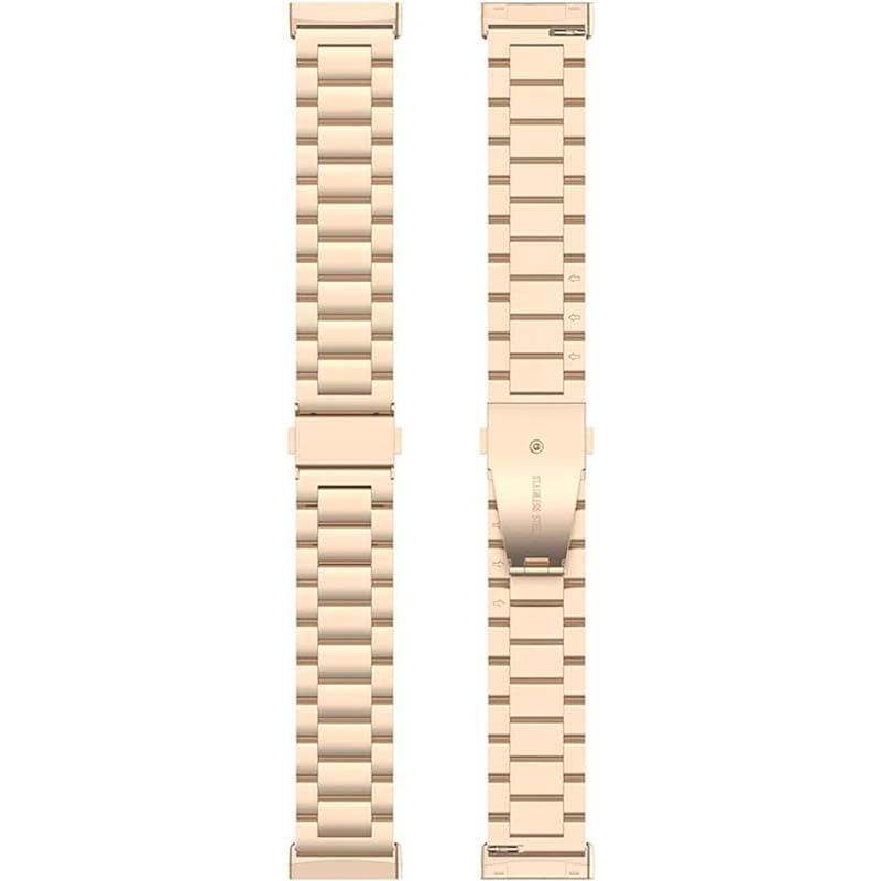 Pulseira Metal Elos Fitbit Versa 3 / Versa 4 Champanhe
