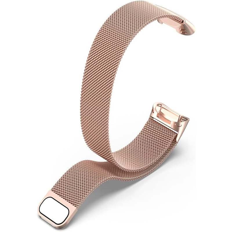 Pulseira Milanesa Magnética Fitbit Charge 5 / Charge 6 Champanhe
