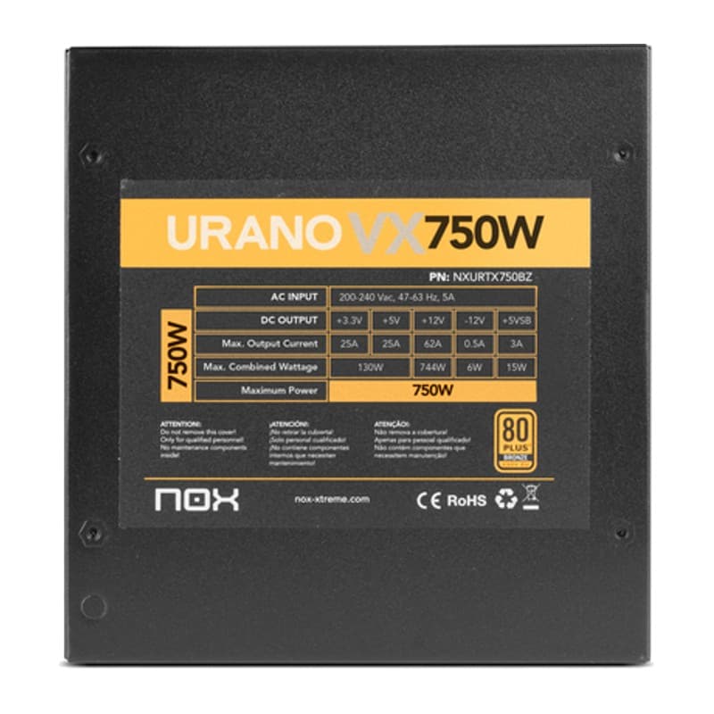 Nox Urano VX 750W 80+ Bronze