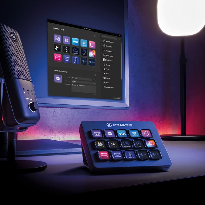 Elgato Stream Deck MK.2 15 Botões Preto
