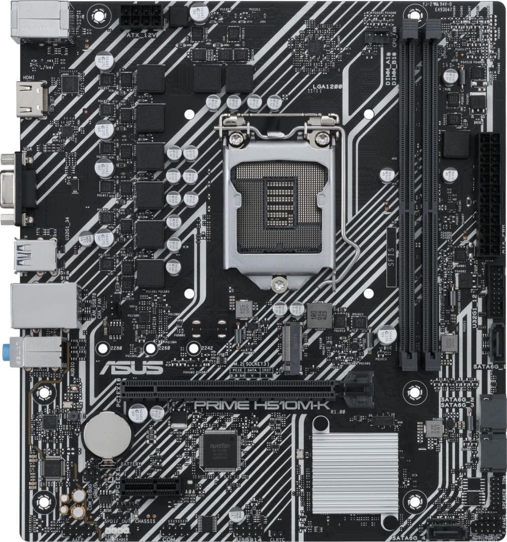 ASUS MB PRIME -K Intel,1200,DDR4,mATX
