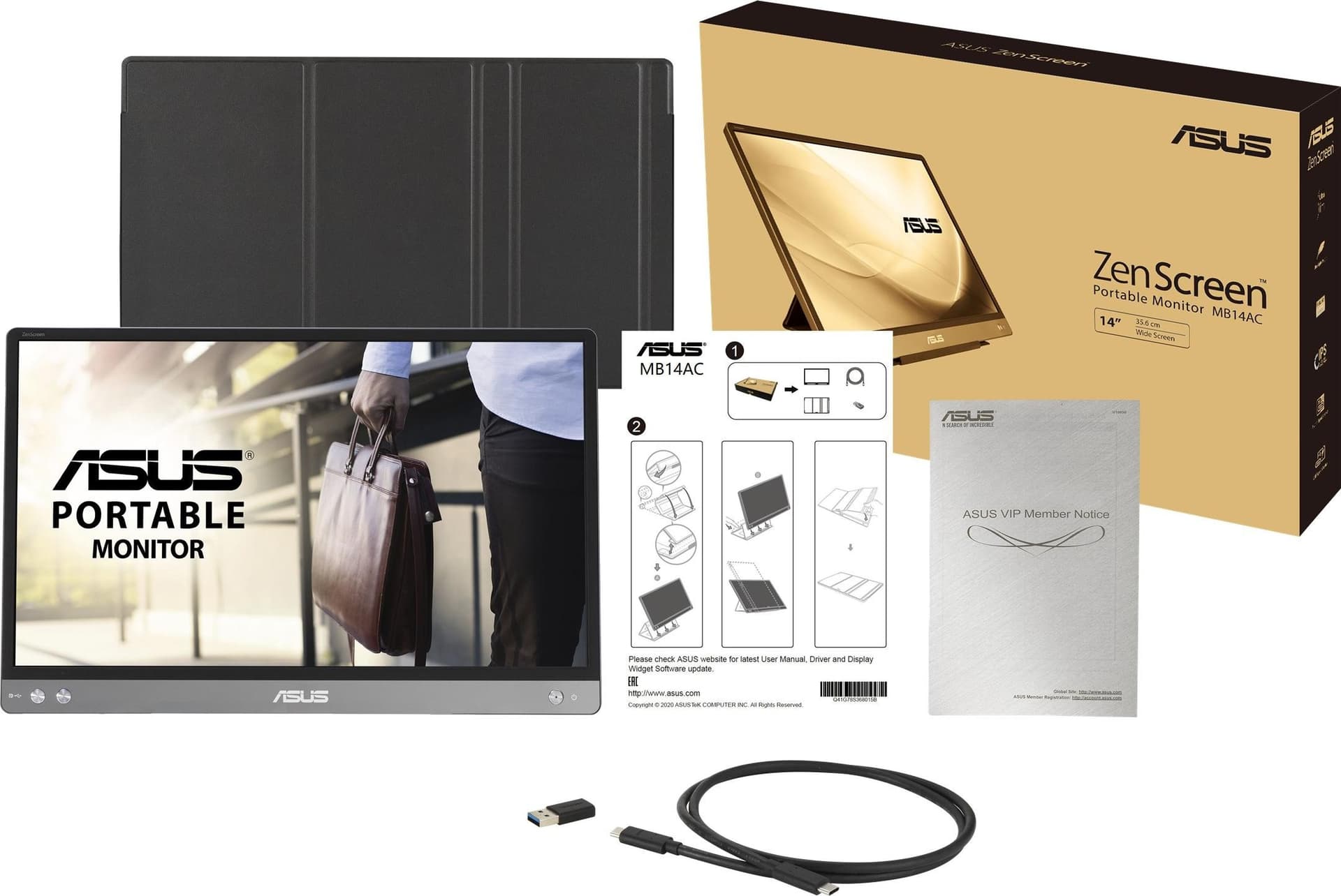 ASUS ZenScreen MB14AC