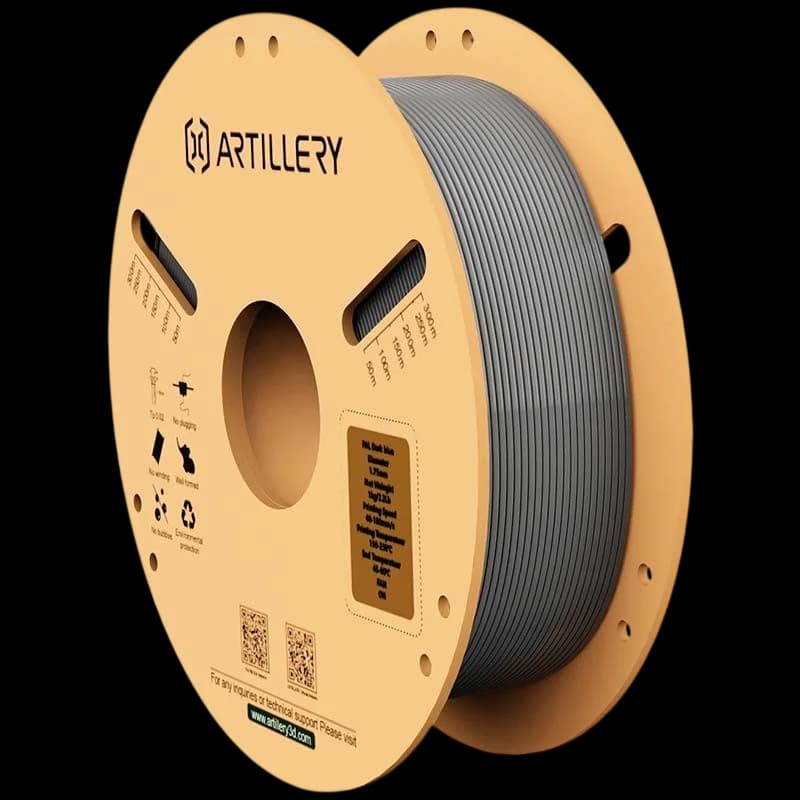 Filamento ARTILLERY PLA Cinzento - 1.75mm - Bobina de 1kg
