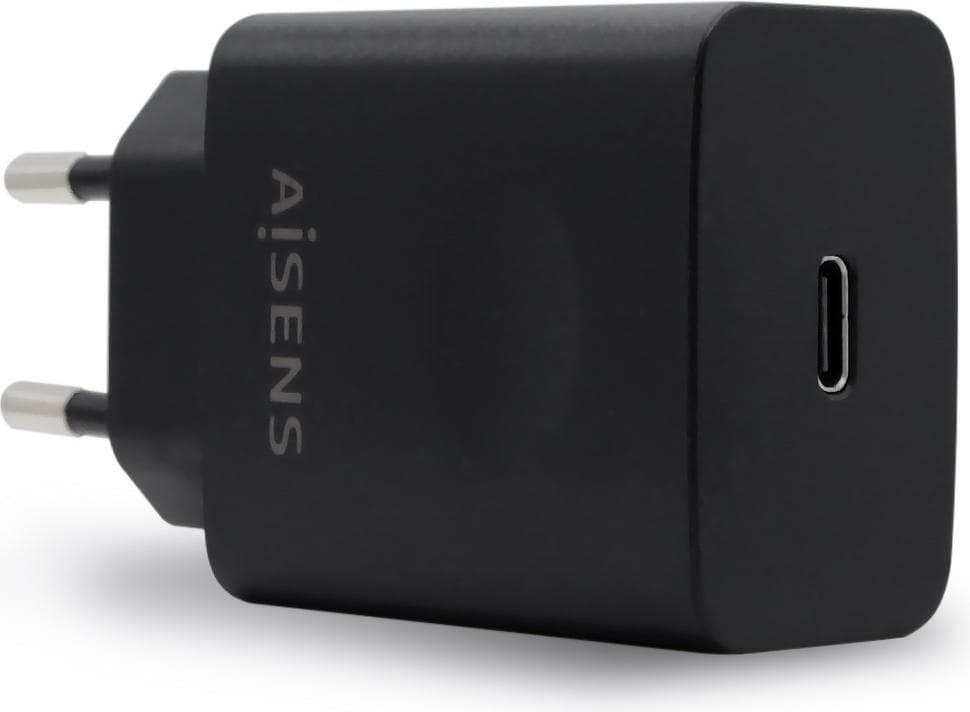 Aisens CARGADOR 20W USB-C PD3.0 RETAIL 1xUSB-C 20W NEGRO