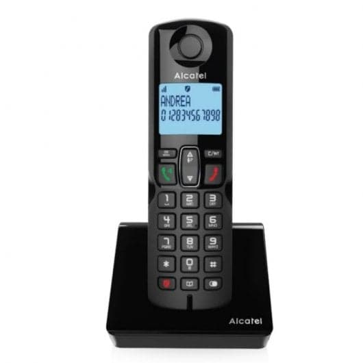 Alcatel S280 EWE Telefone Sem Fios DECT Preto