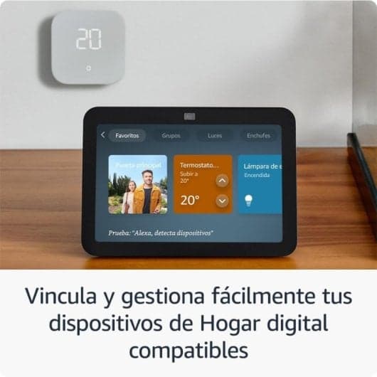 Amazon Echo Show 8 (3.ª Geração 2023) Ecrã Tátil Inteligente Antracite
