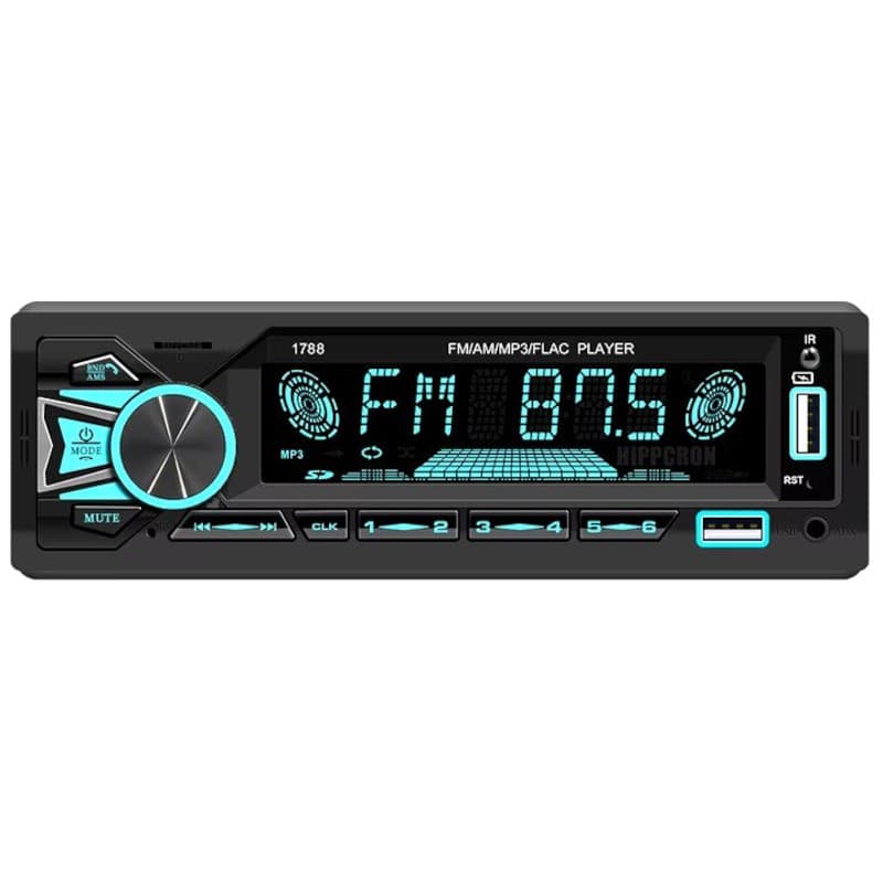 Autorádio 1 DIN SWM 1789 Bluetooth Preto