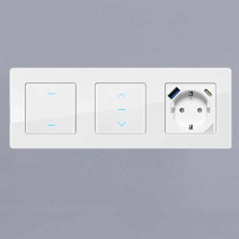 Avatto N-TS10-Frame-W3 Branco - Moldura para interruptores
