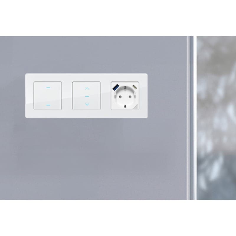 Avatto N-TS10-Frame-W3 Branco - Moldura para interruptores