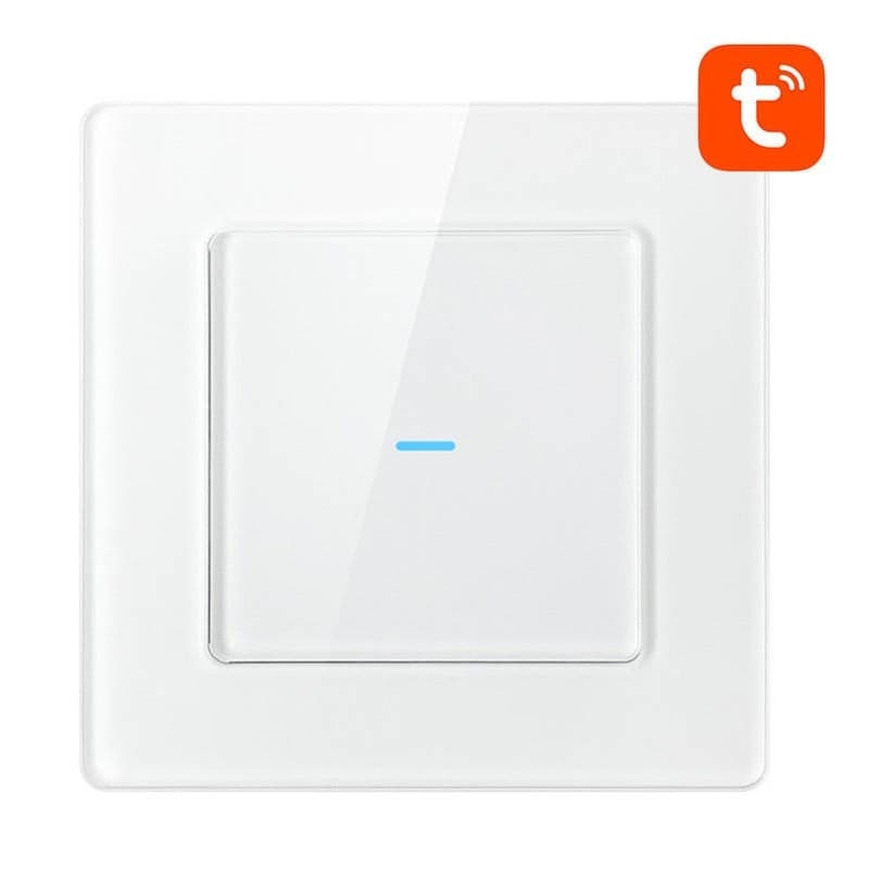 Avatto N-TS10-W1 1 Botão WiFi Branco - Interruptor Táctil Inteligente