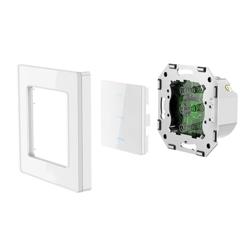 Avatto N-TS10-W3 3 Botões WiFi Branco - Interruptor Táctil Inteligente