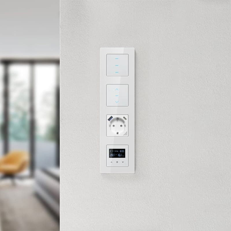 Avatto N-TS10-W3 3 Botões WiFi Branco - Interruptor Táctil Inteligente