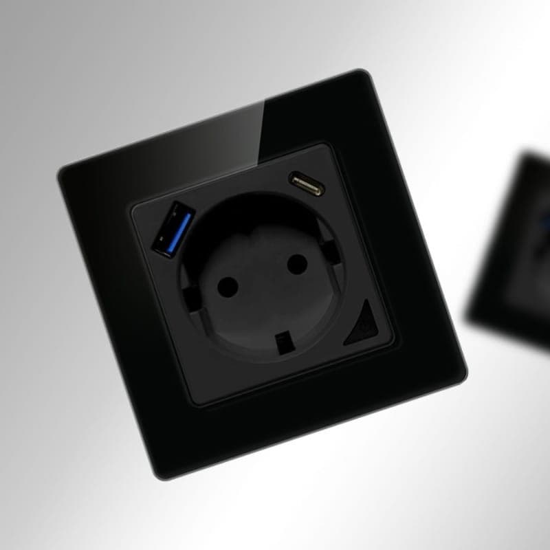 Avatto N-WOT10-USB-B WiFi Preto - Tomada Inteligente