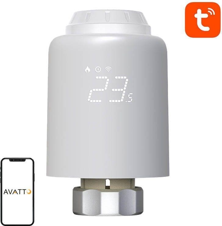 Avatto Smart Thermostat Radiator Valve TRV07 Zigbee 3.0 TUYA