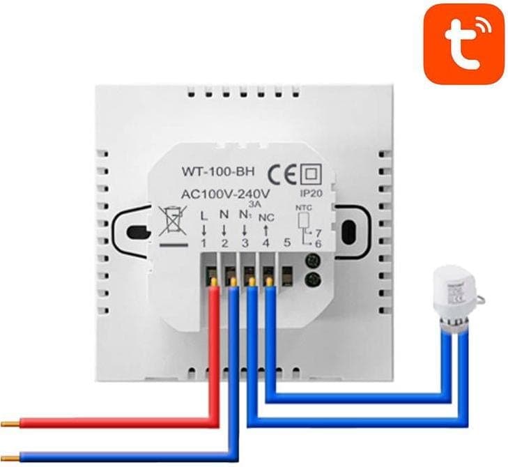 Avatto Smart Water Heating Thermostat ZWT100 3A Zigbee Tuya
