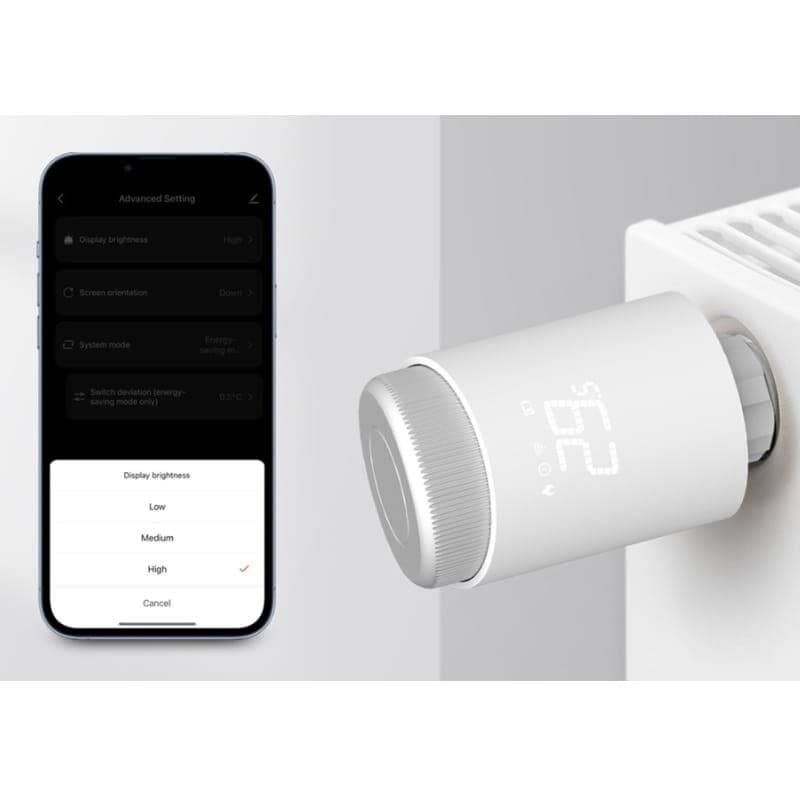 Avatto TRV10 Zigbee Branco - Termostato para Radiadores