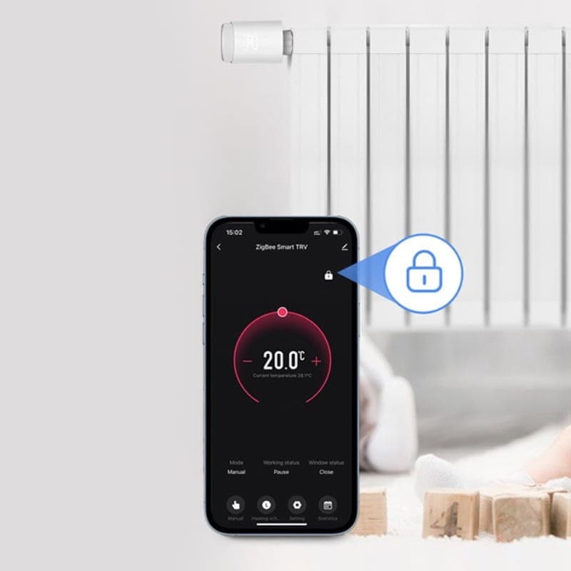 Avatto TRV10 Zigbee Branco - Termostato para Radiadores