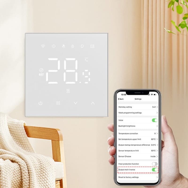 Avatto WT410-BH-3A-W WiFi Branco - Termostato Inteligente