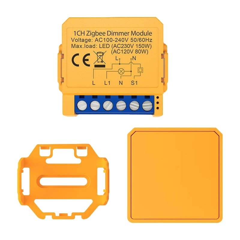 Avatto ZDMS16-2 Laranja - Interruptor inteligente ZigBee