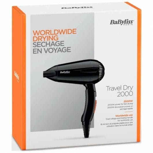BaByliss 5344E Secador de Cabelo Dobrável 2000W