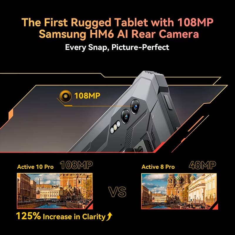 Blackview Active 10 Pro 10.9’’ 5G 12GB/512GB Android 14 Preto - Tablet