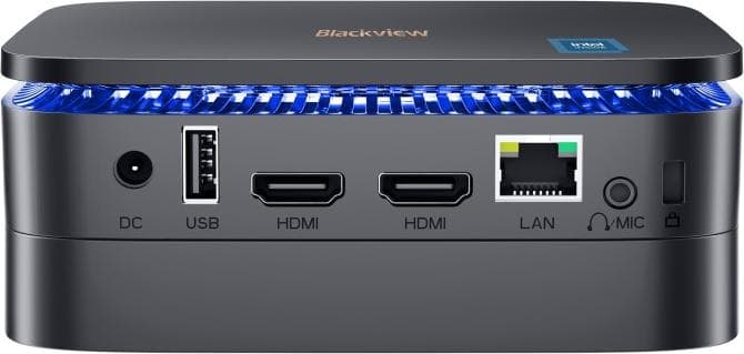 Blackview MP60 (Mini PC - Intel N5095 - 512 GB ROM, 16 GB RAM) Black