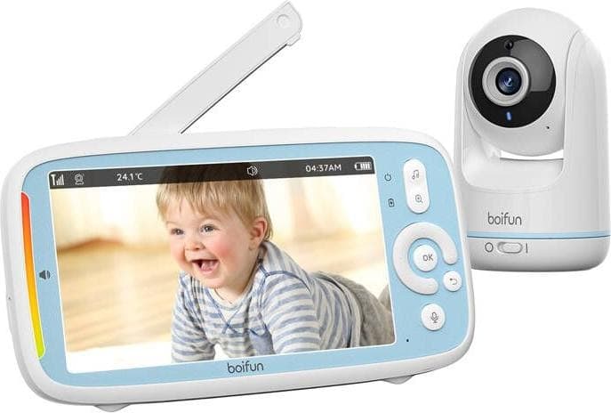 Boifun VB805 electronic rotating nanny with two-way audio