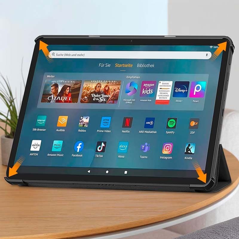 Capa Amazon Fire Max 11" Compatível Preto