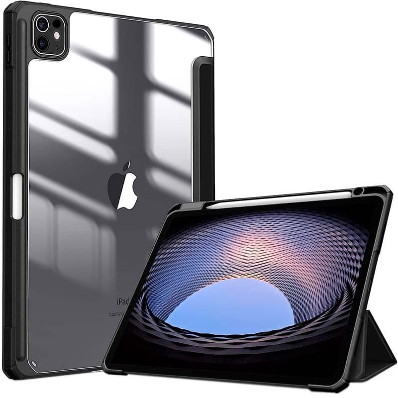 Capa Crystal Apple iPad Pro 2024 11 Compatível Preto