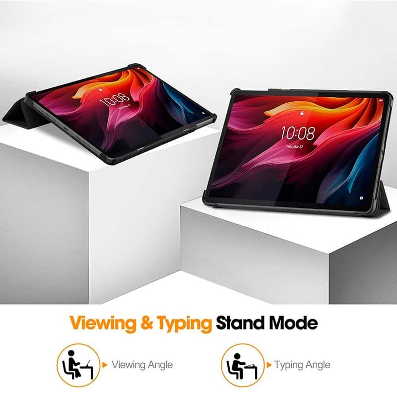 Capa Inteligente Lenovo Tab K11 Plus 11.45" com Suporte Preto