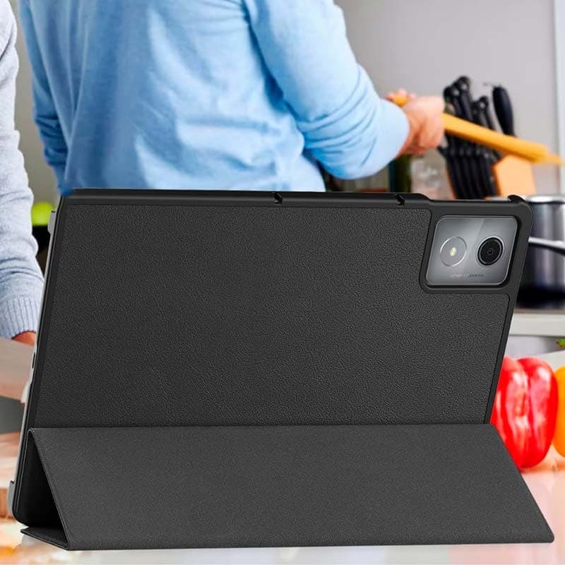 Capa Inteligente Lenovo Tab K11 Plus 11.45" com Suporte Preto