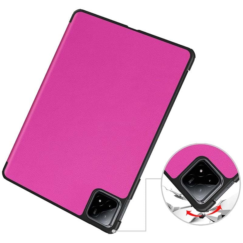 Capa Inteligente Xiaomi Pad 6S Pro 12.4 com Suporte Roxo