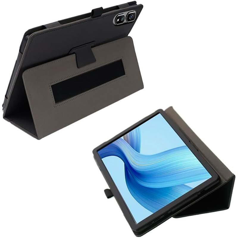 Capa Inteligente de PU Blackview Tab 16 Pro com Suporte Preto
