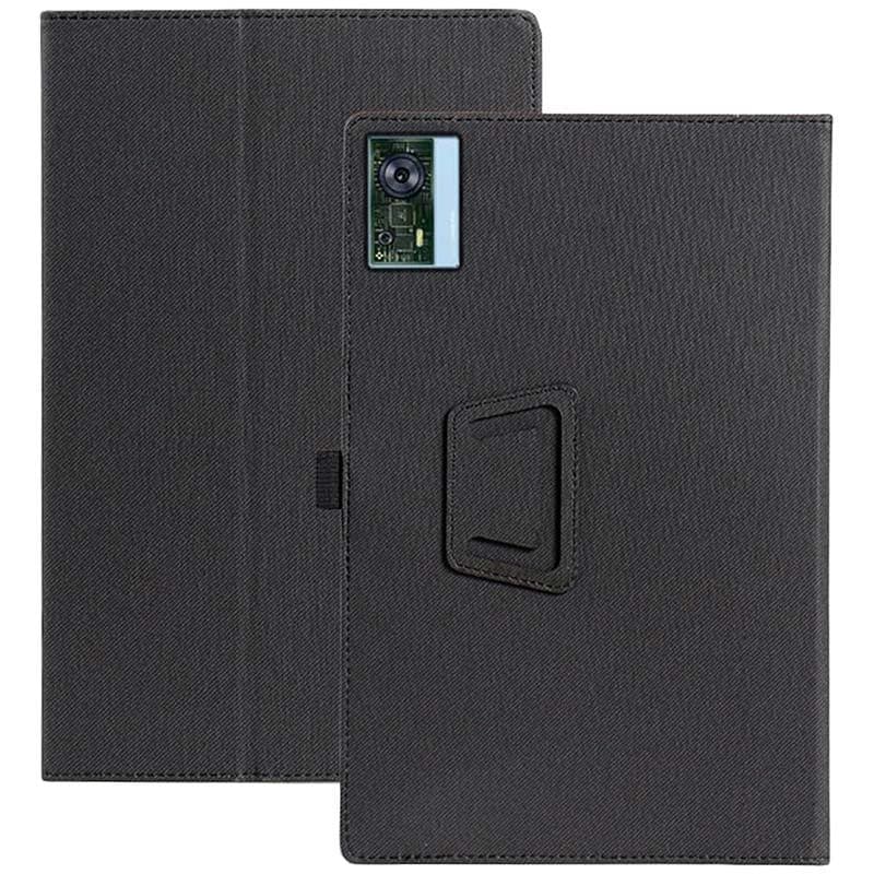 Capa Inteligente de PU Oukitel OT5 com Suporte Preto