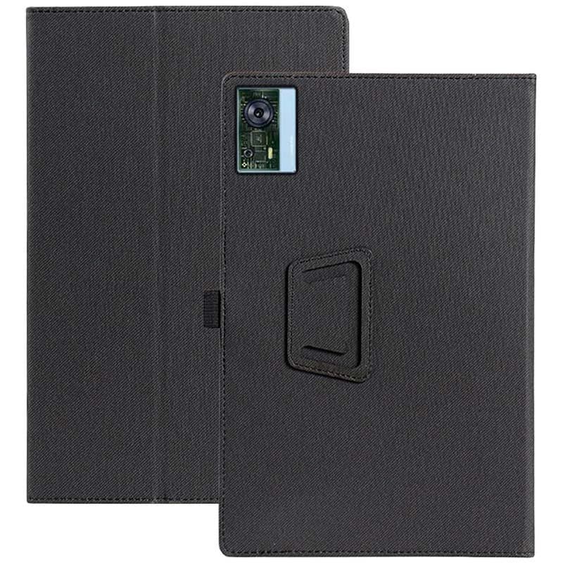Capa Inteligente de PU Oukitel OT5S com Suporte Preto
