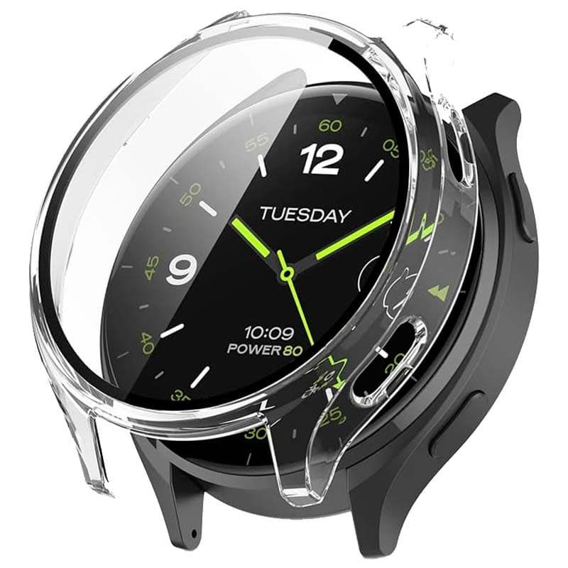 Capa PC + Vidro Temperado Xiaomi Watch 2 Transparente